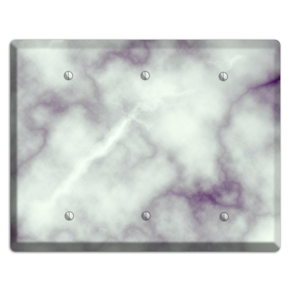 Gray Nurse Marble 3 Blank Wallplate