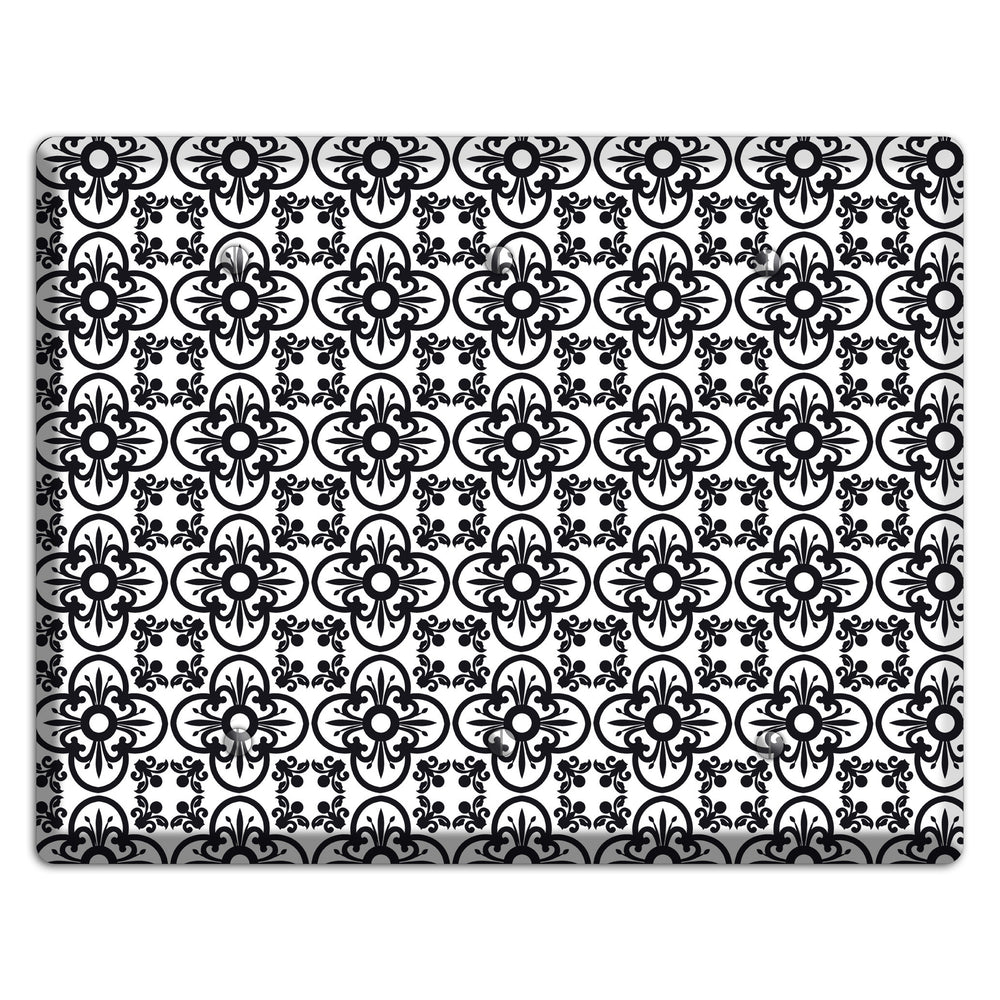 Moroccan 1 3 Blank Wallplate