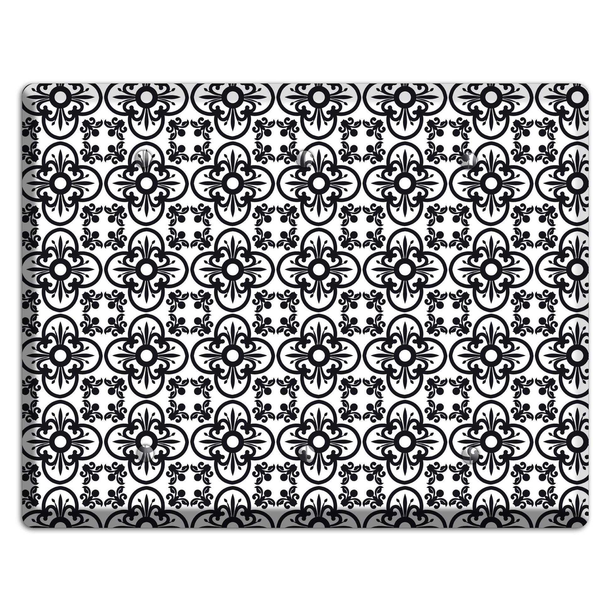 Moroccan 1 3 Blank Wallplate