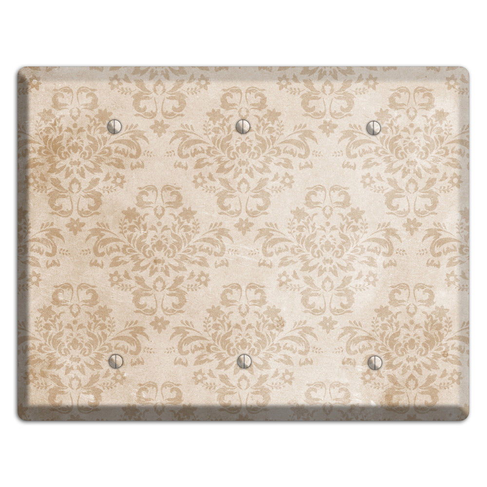 Bizarre Neutral Texture 3 Blank Wallplate
