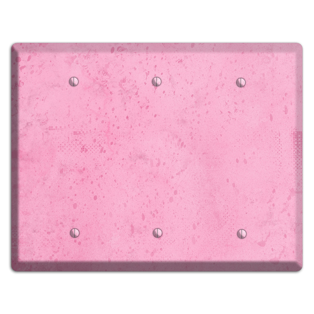 Illusion Pink Texture 3 Blank Wallplate