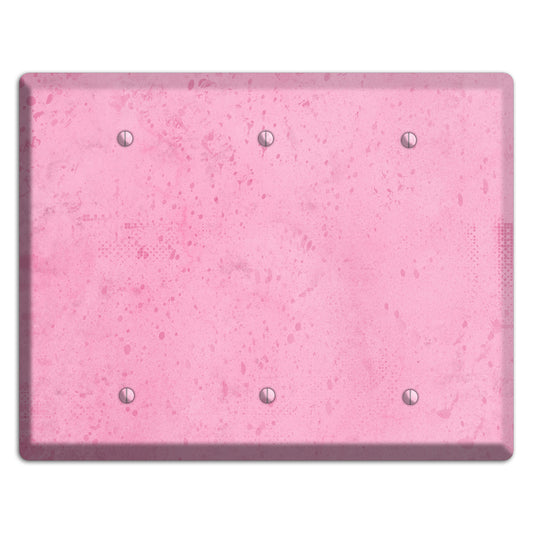 Illusion Pink Texture 3 Blank Wallplate