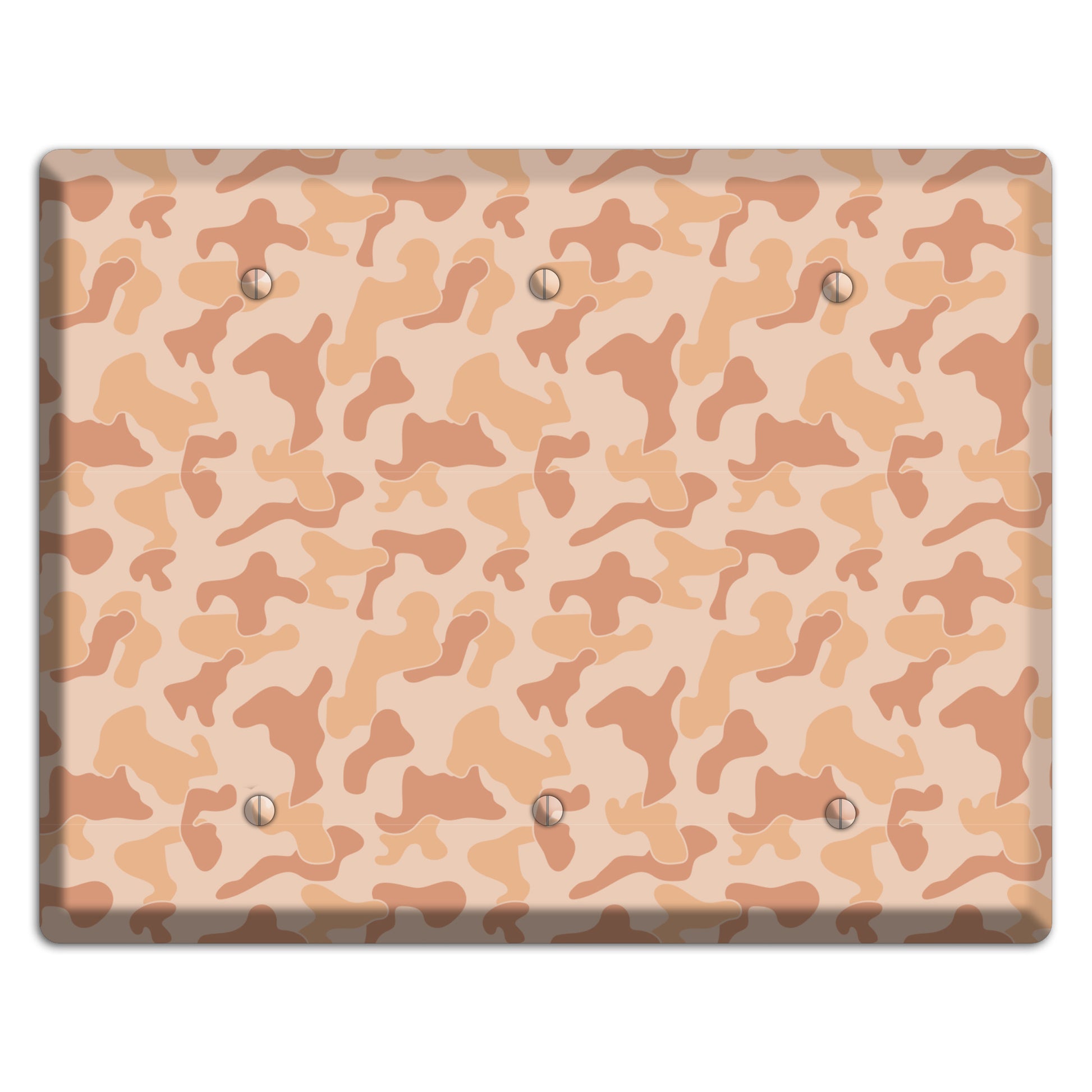Beach Camo 3 Blank Wallplate