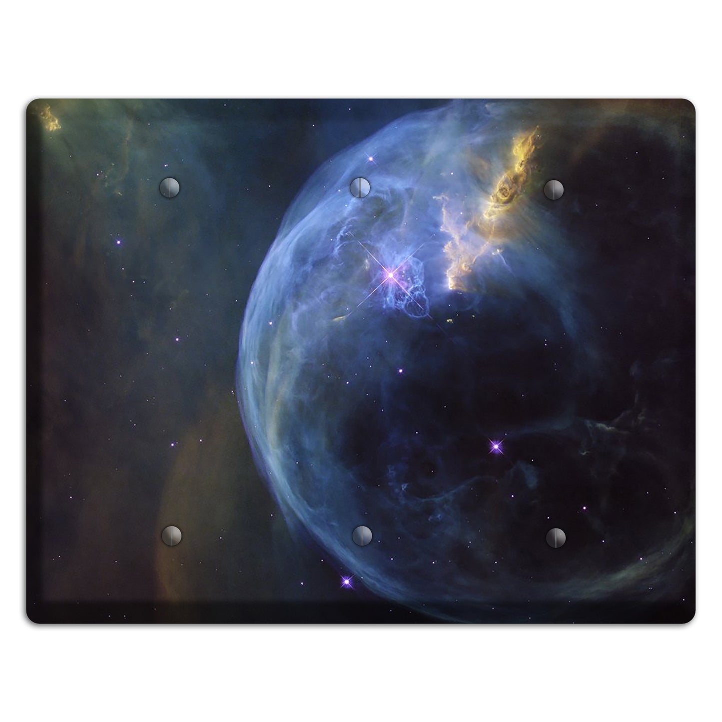 Bubble Nebula 3 Blank Wallplate