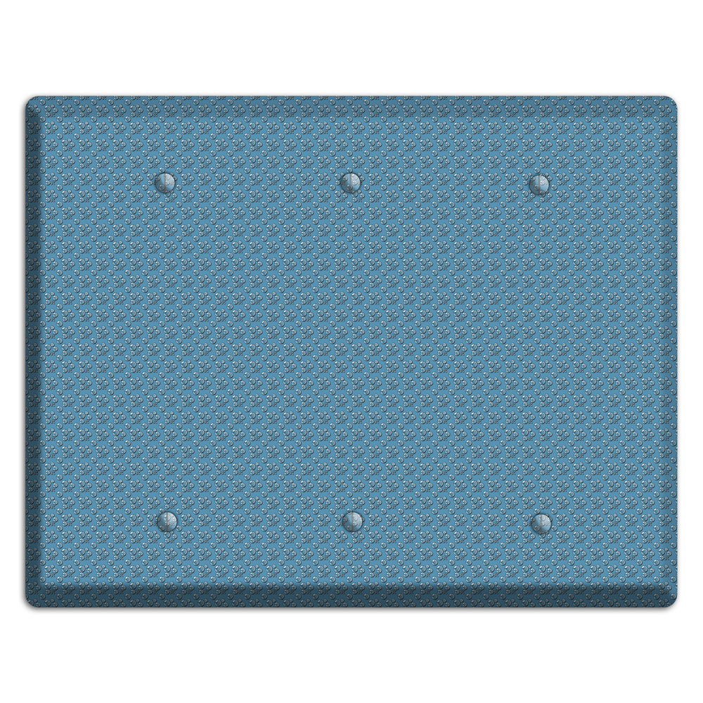 Blue Bubbles 3 Blank Wallplate