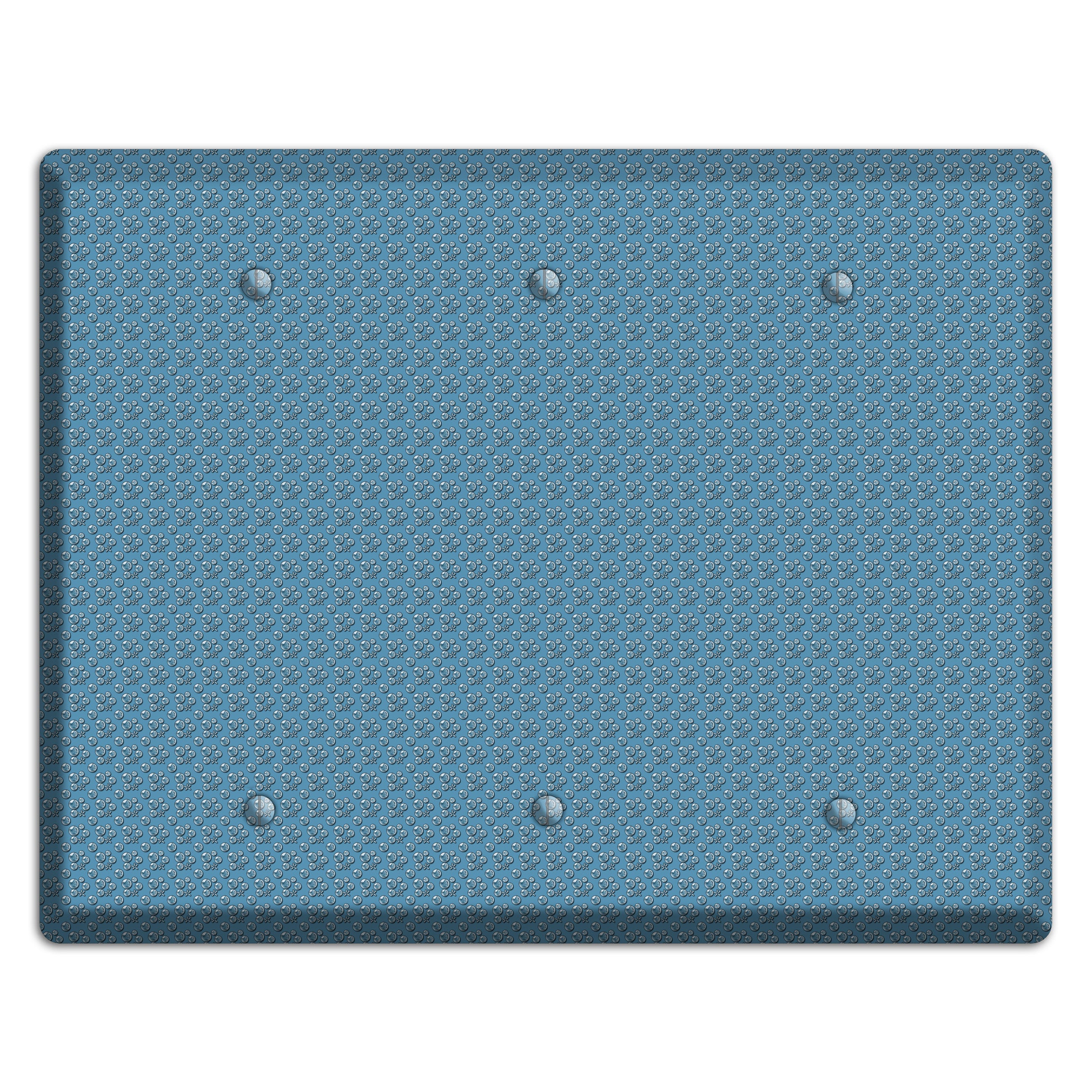 Blue Bubbles 3 Blank Wallplate