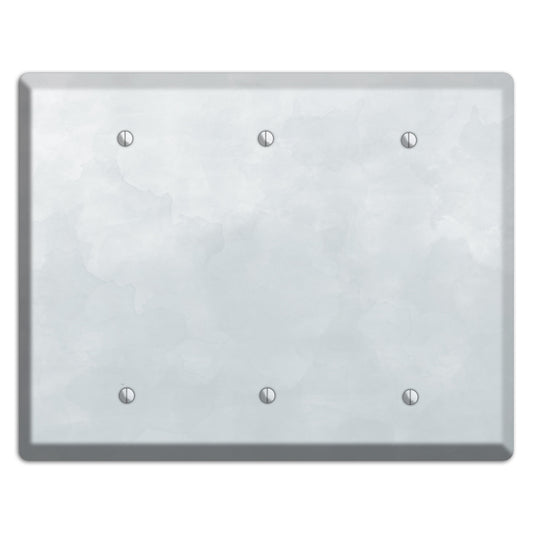Gray Ombre 3 Blank Wallplate