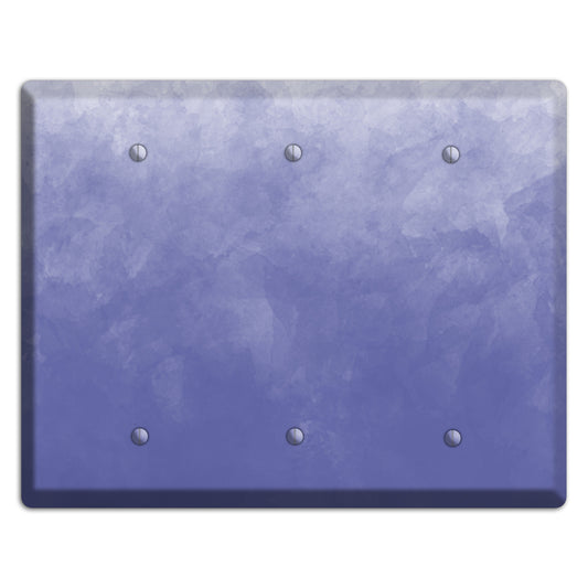 Blue Ombre 3 Blank Wallplate