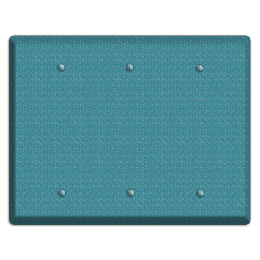 Jade Swirls 3 Blank Wallplate
