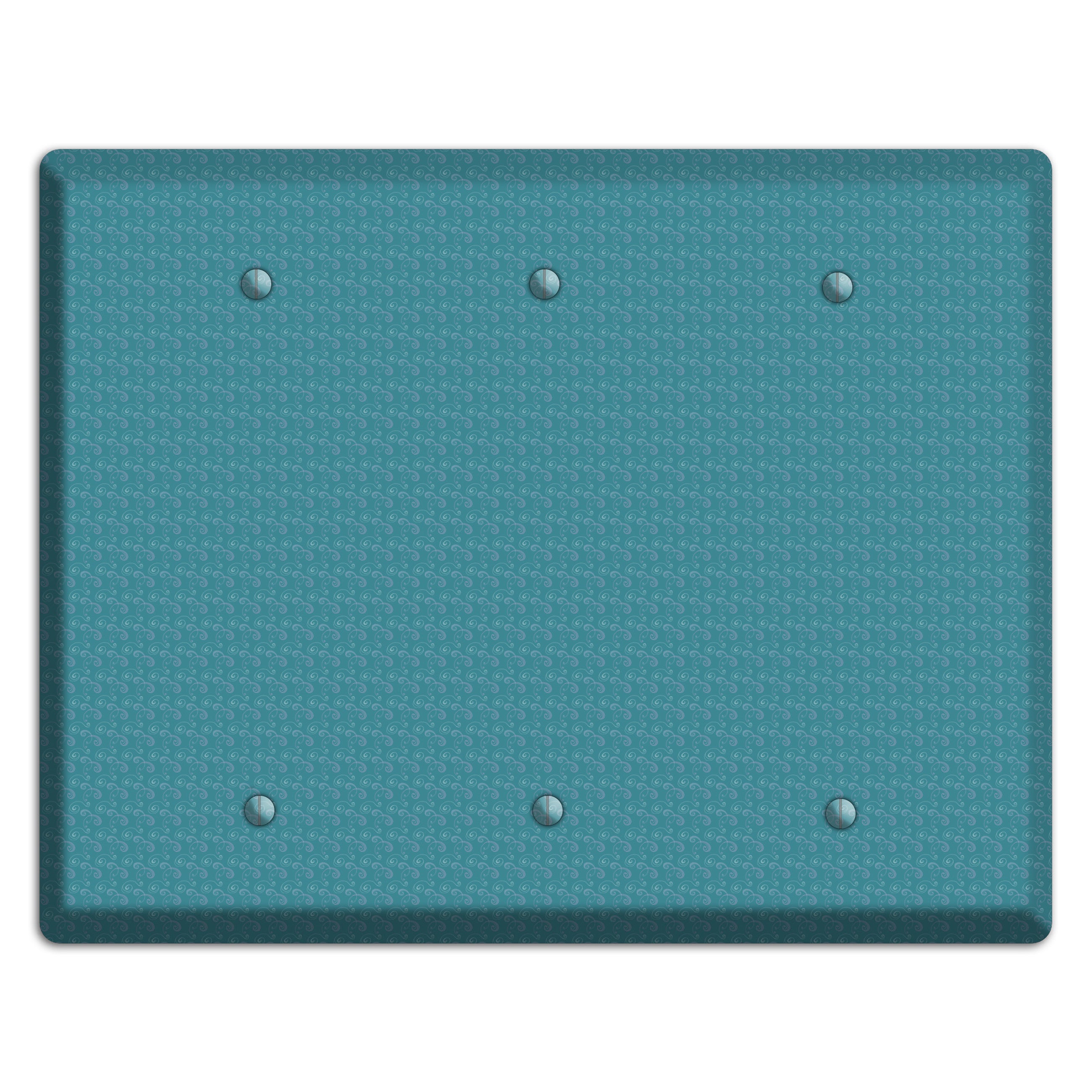 Jade Swirls 3 Blank Wallplate