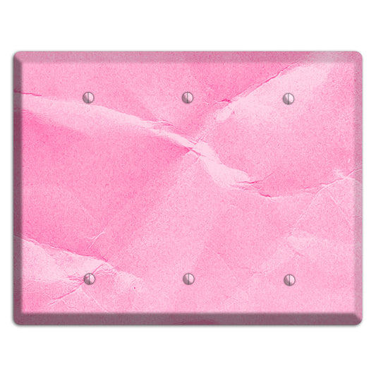 Carnation Pink Texture 3 Blank Wallplate