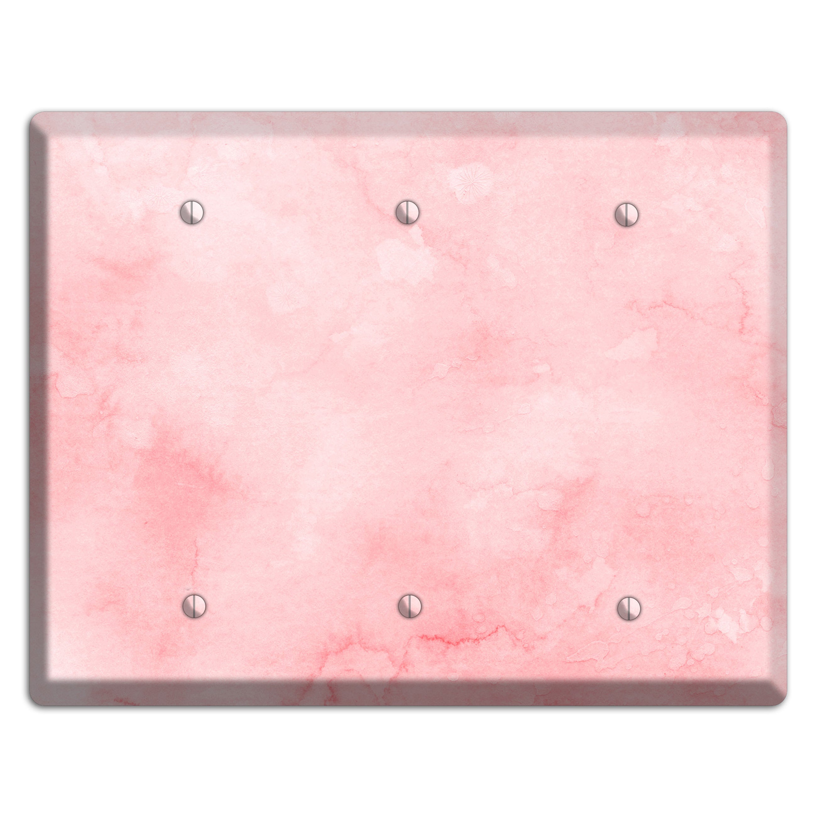 Mandys Pink Soft Coral 3 Blank Wallplate