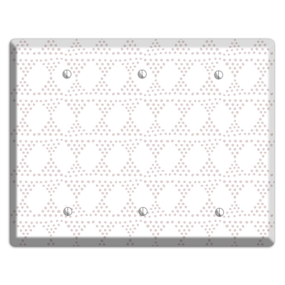 Abstract 15 3 Blank Wallplate