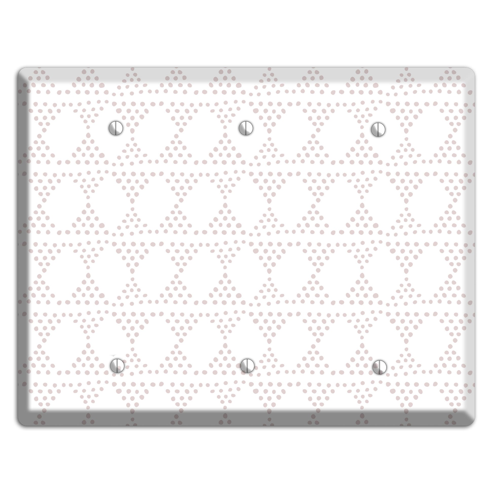 Abstract 15 3 Blank Wallplate