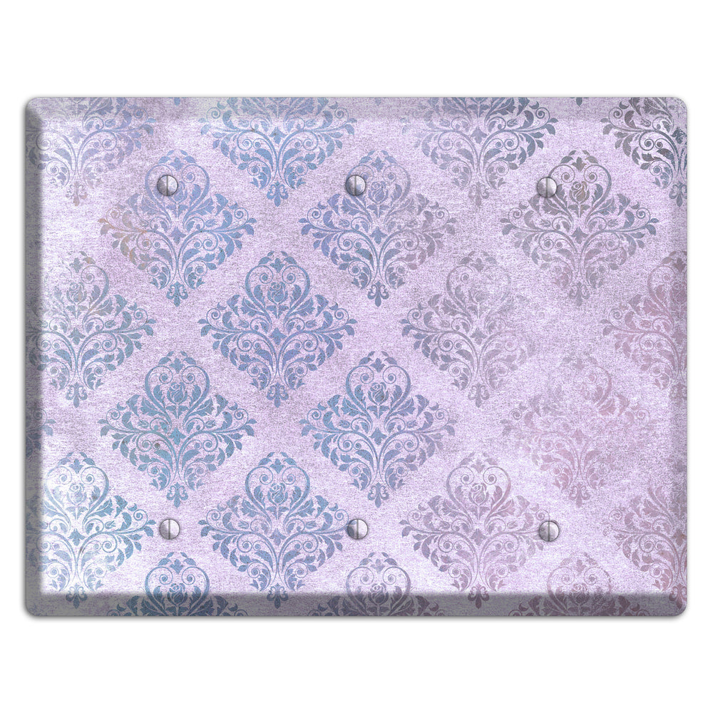 Logan Whimsical Damask 3 Blank Wallplate