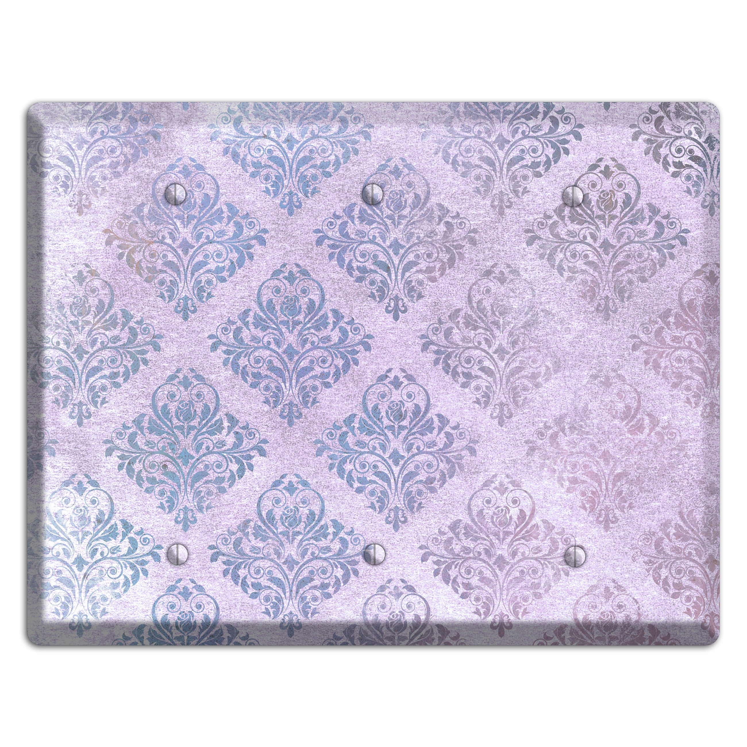 Logan Whimsical Damask 3 Blank Wallplate
