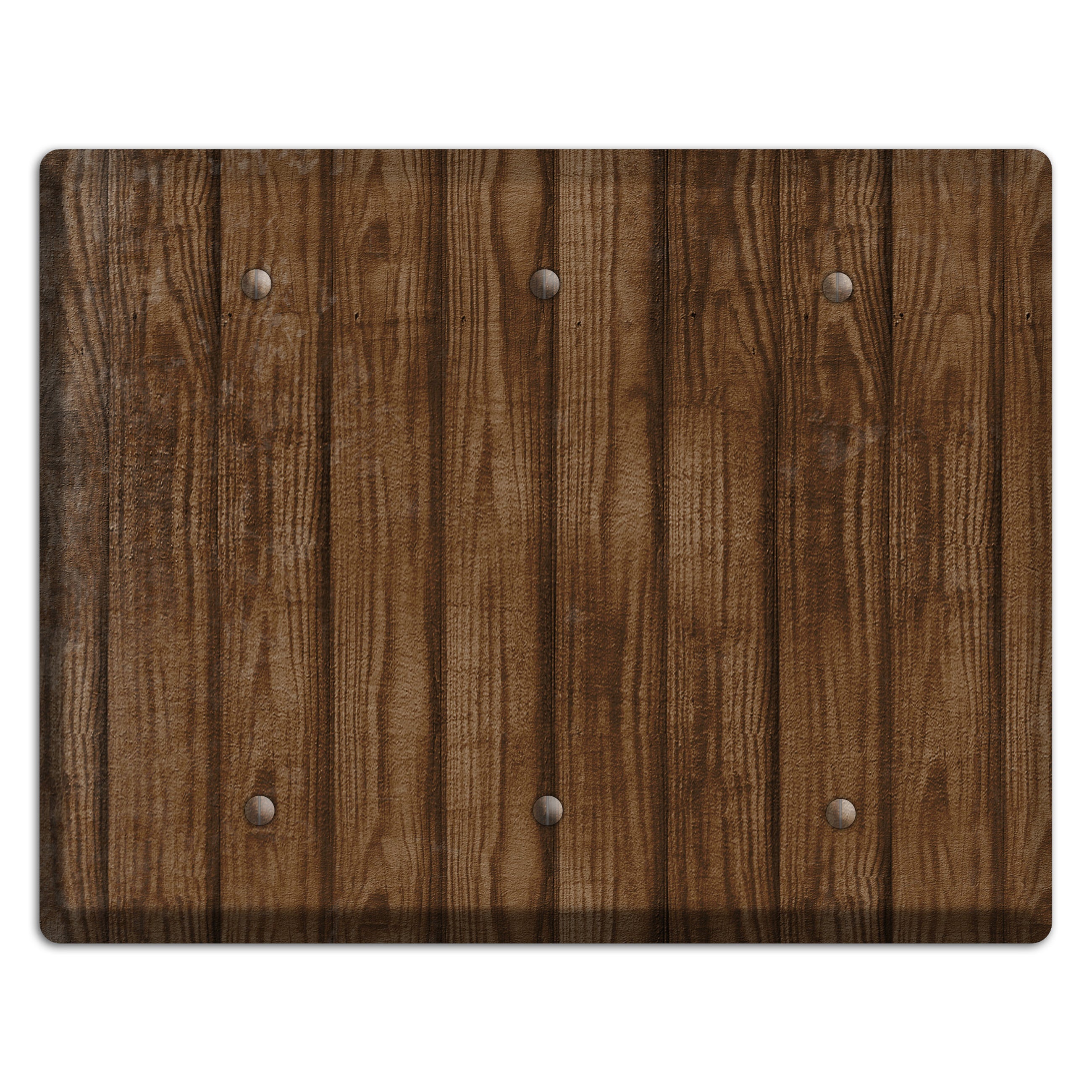 Spice Weathered Wood 3 Blank Wallplate