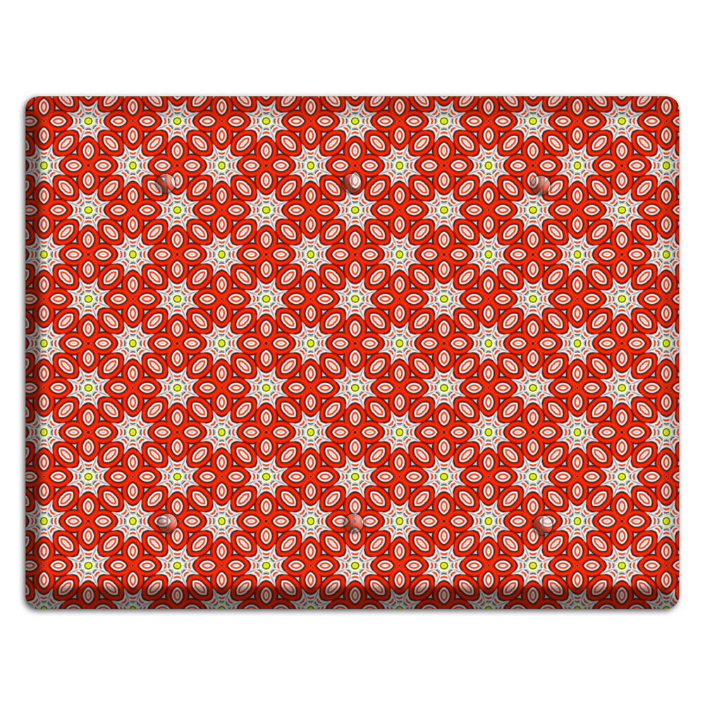 Red Foulard 2 3 Blank Wallplate