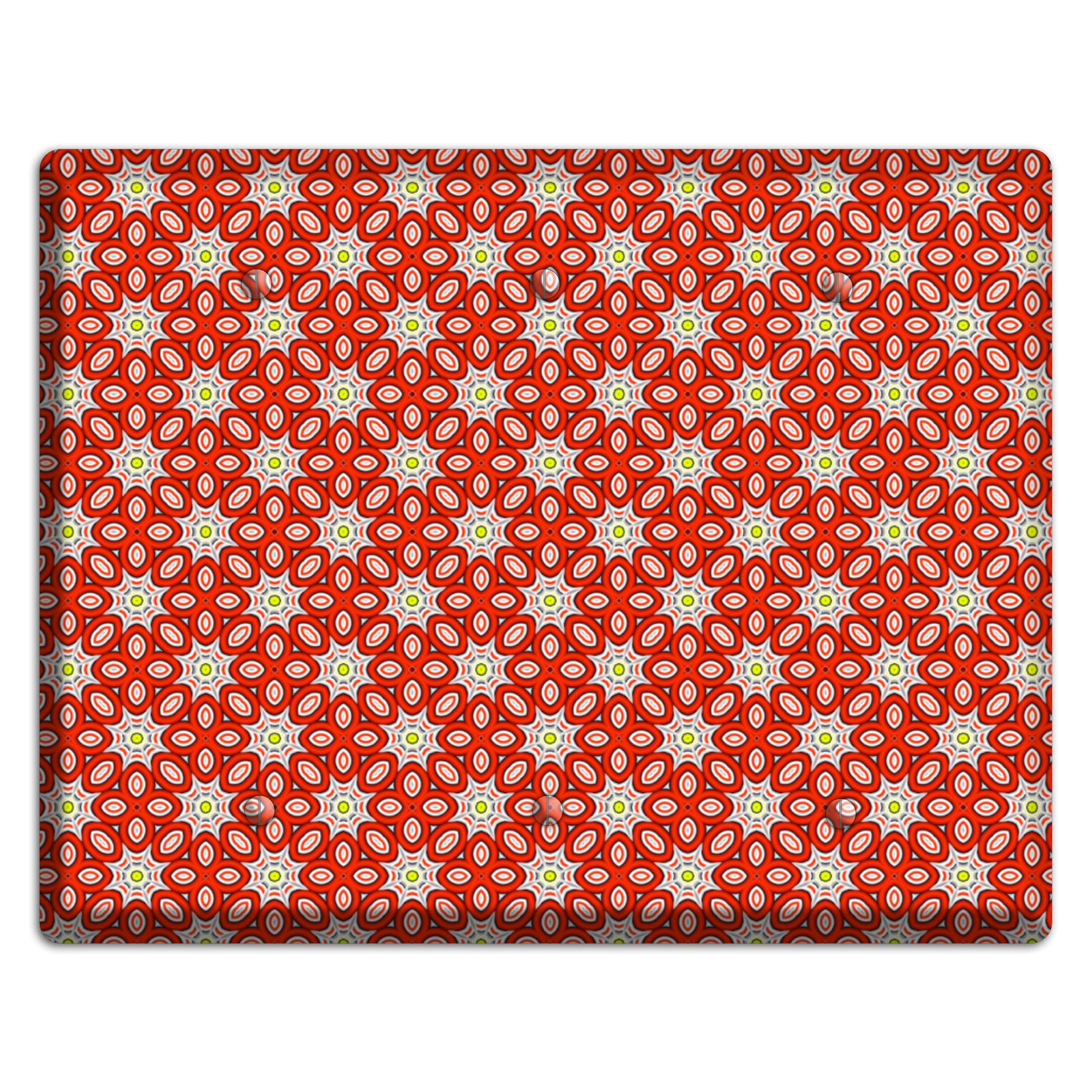 Red Foulard 2 3 Blank Wallplate