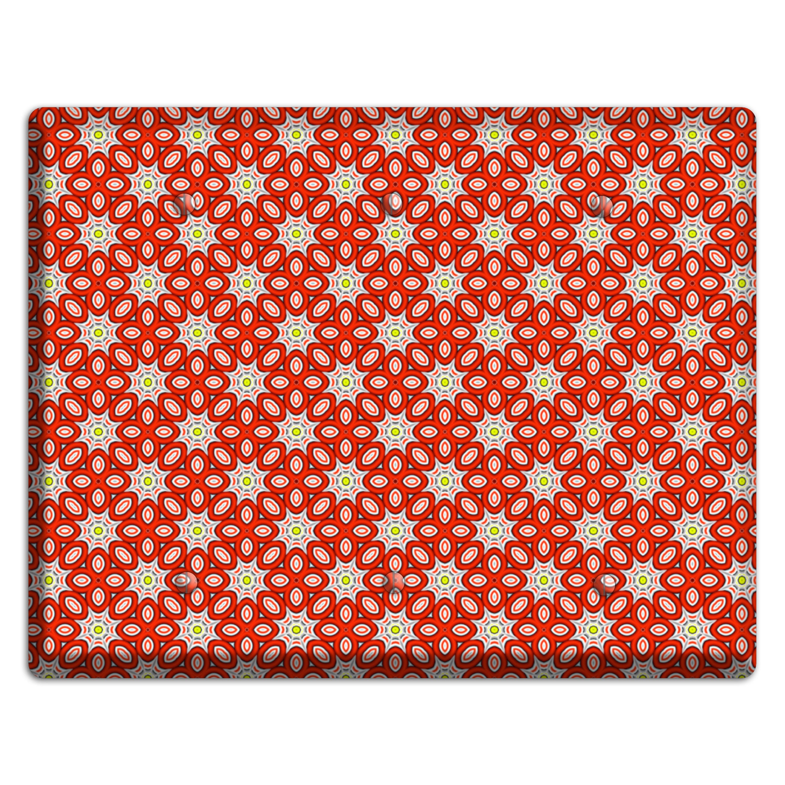 Red Foulard 2 3 Blank Wallplate