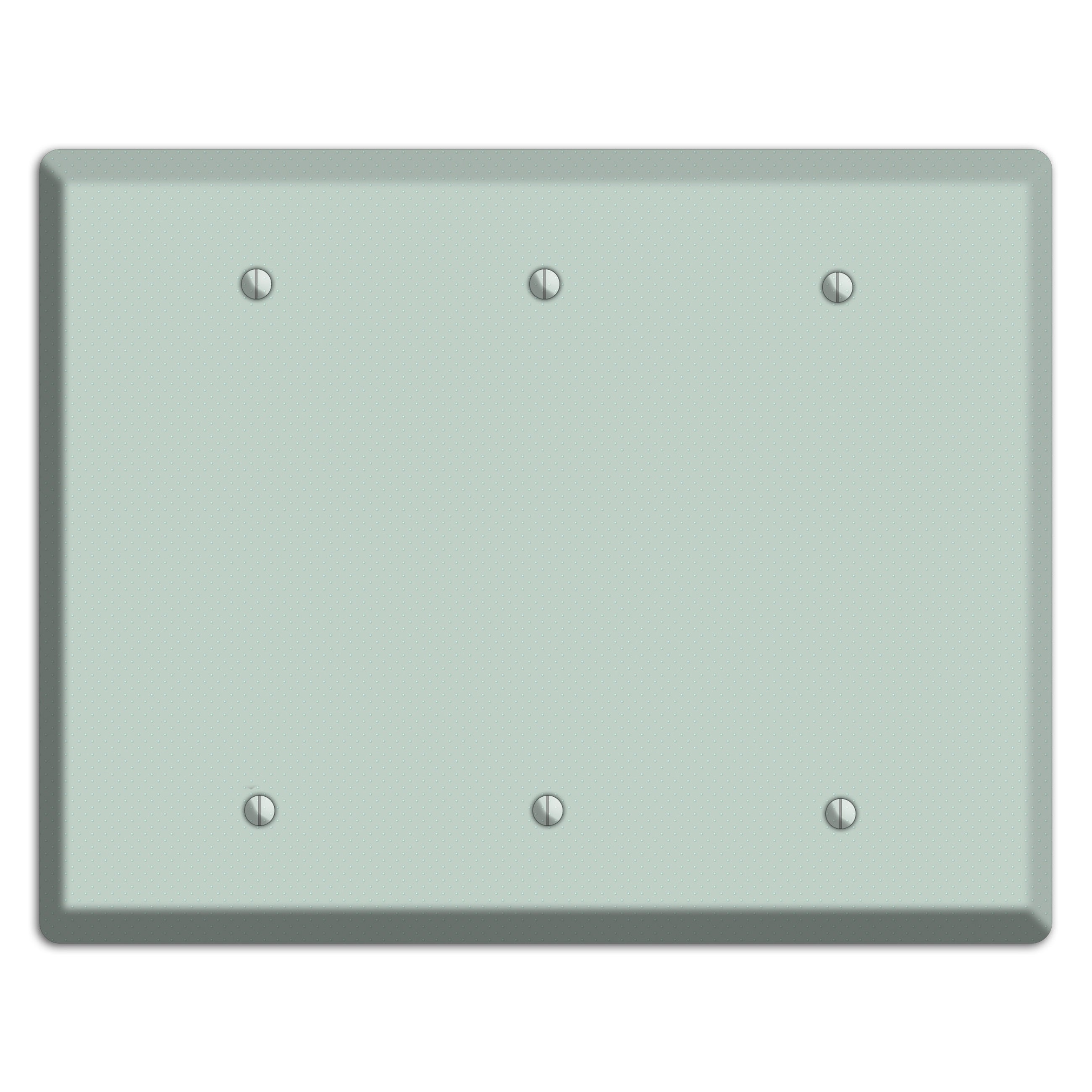 Sage with Tiny Dots 3 Blank Wallplate
