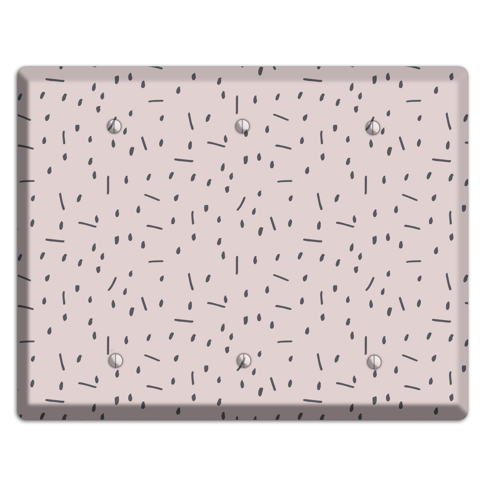 Abstract 18 3 Blank Wallplate