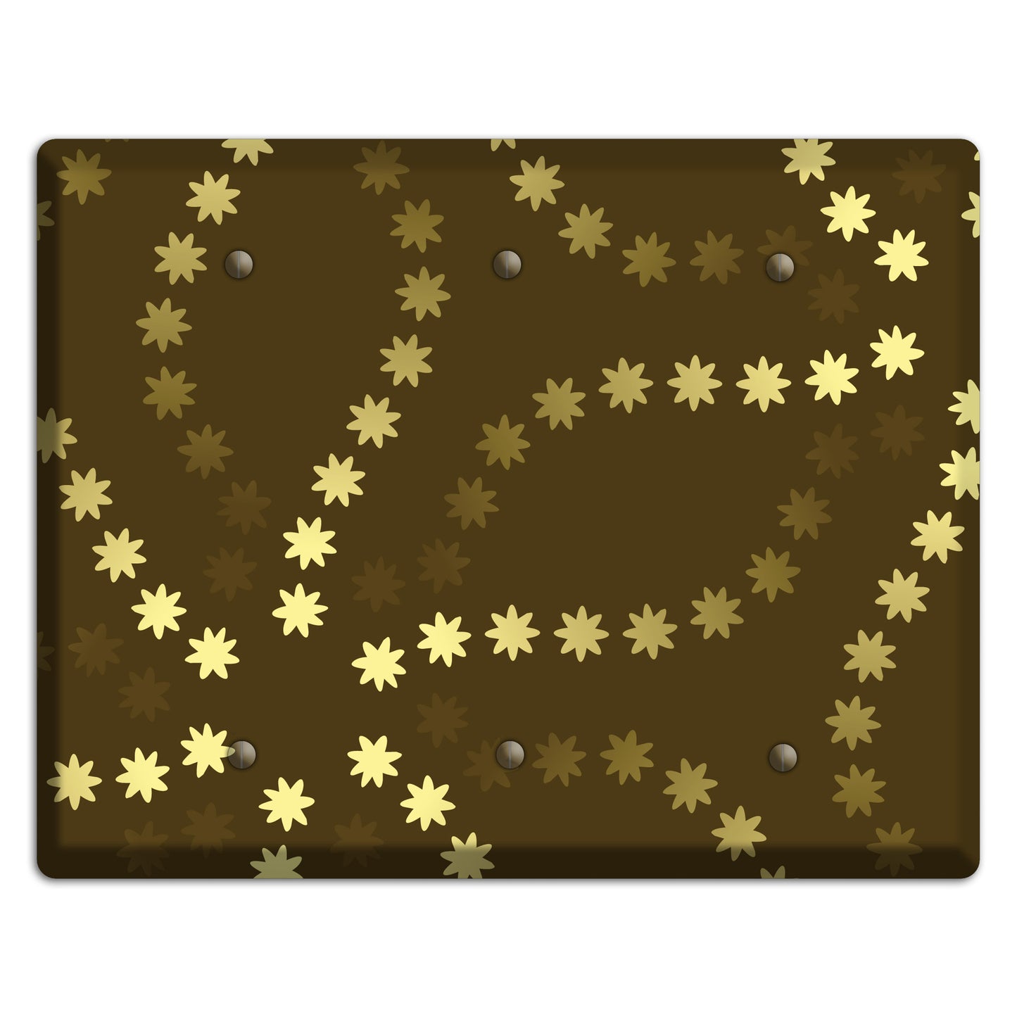 Multi Olive Constellation 3 Blank Wallplate