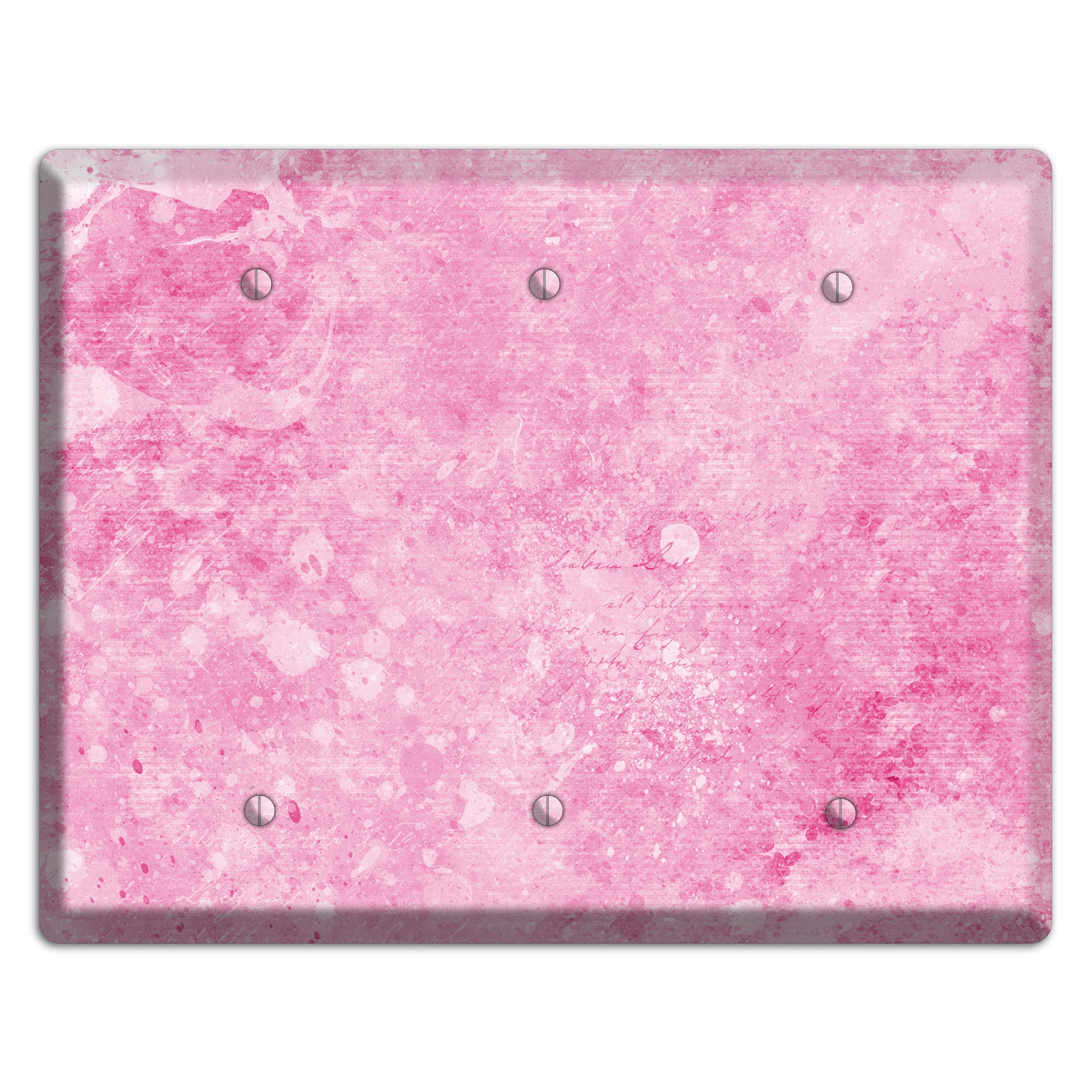 Wewak Pink Texture 3 Blank Wallplate