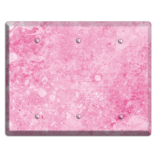 Wewak Pink Texture 3 Blank Wallplate