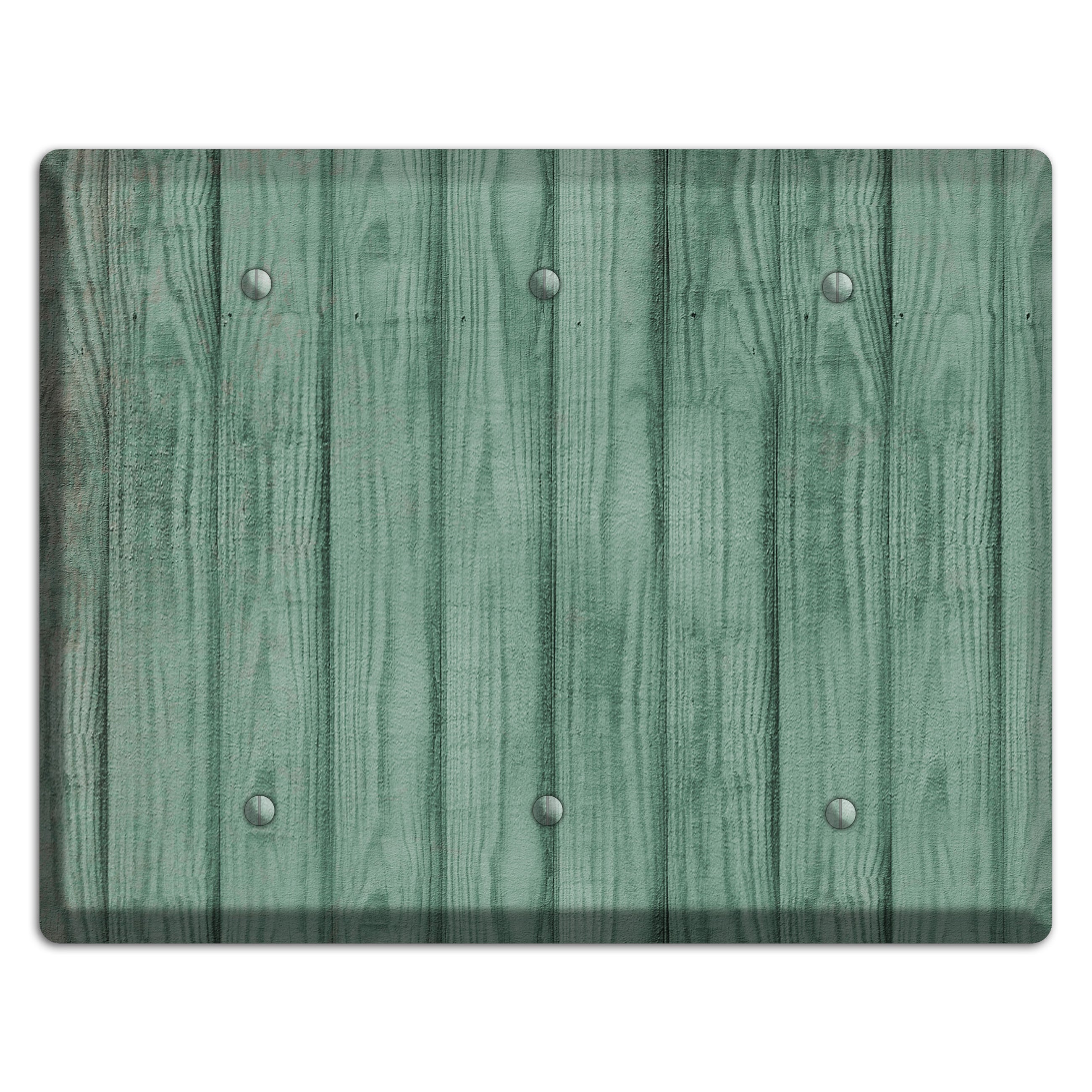 Laurel Weathered Wood 3 Blank Wallplate