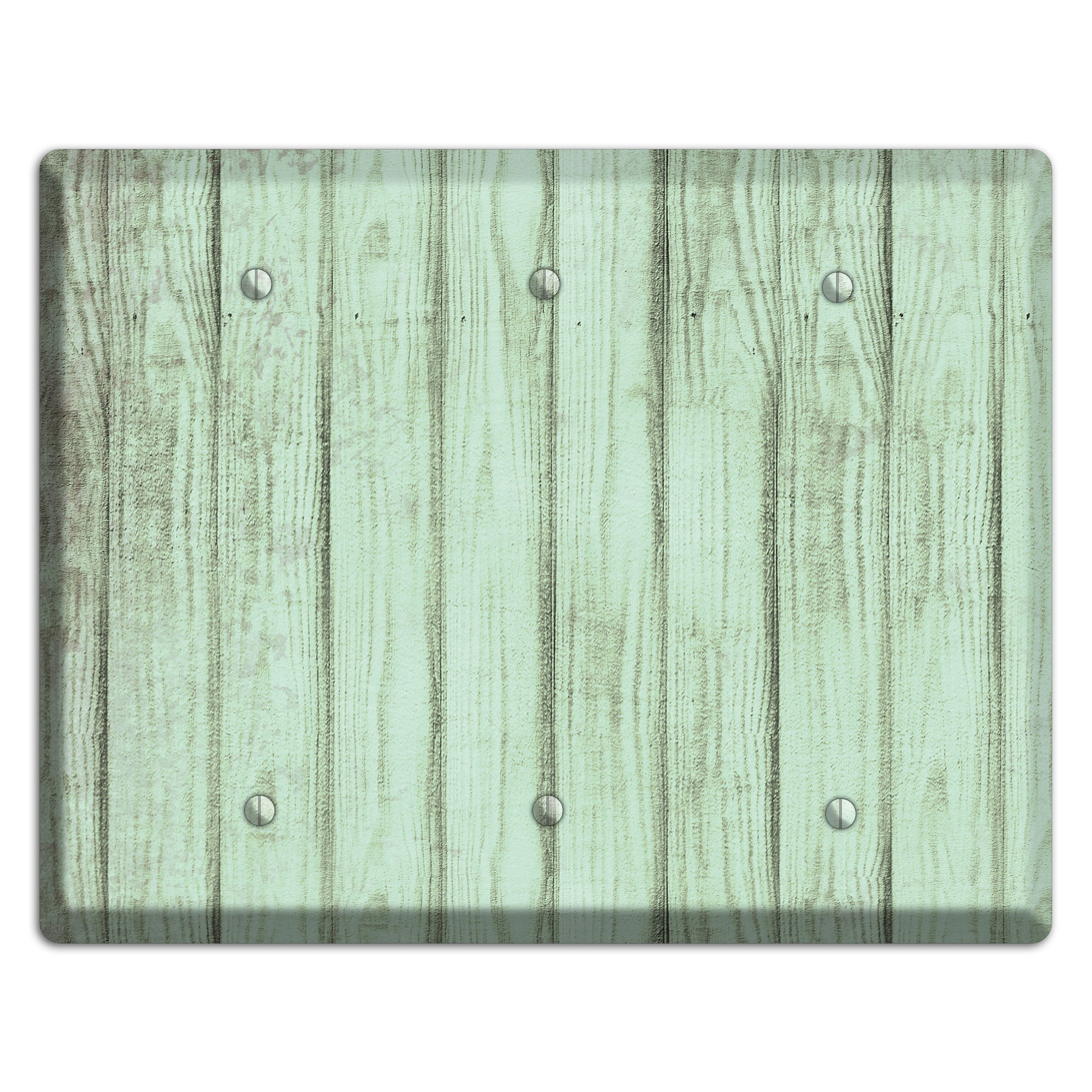 Norway Weathered Wood 3 Blank Wallplate