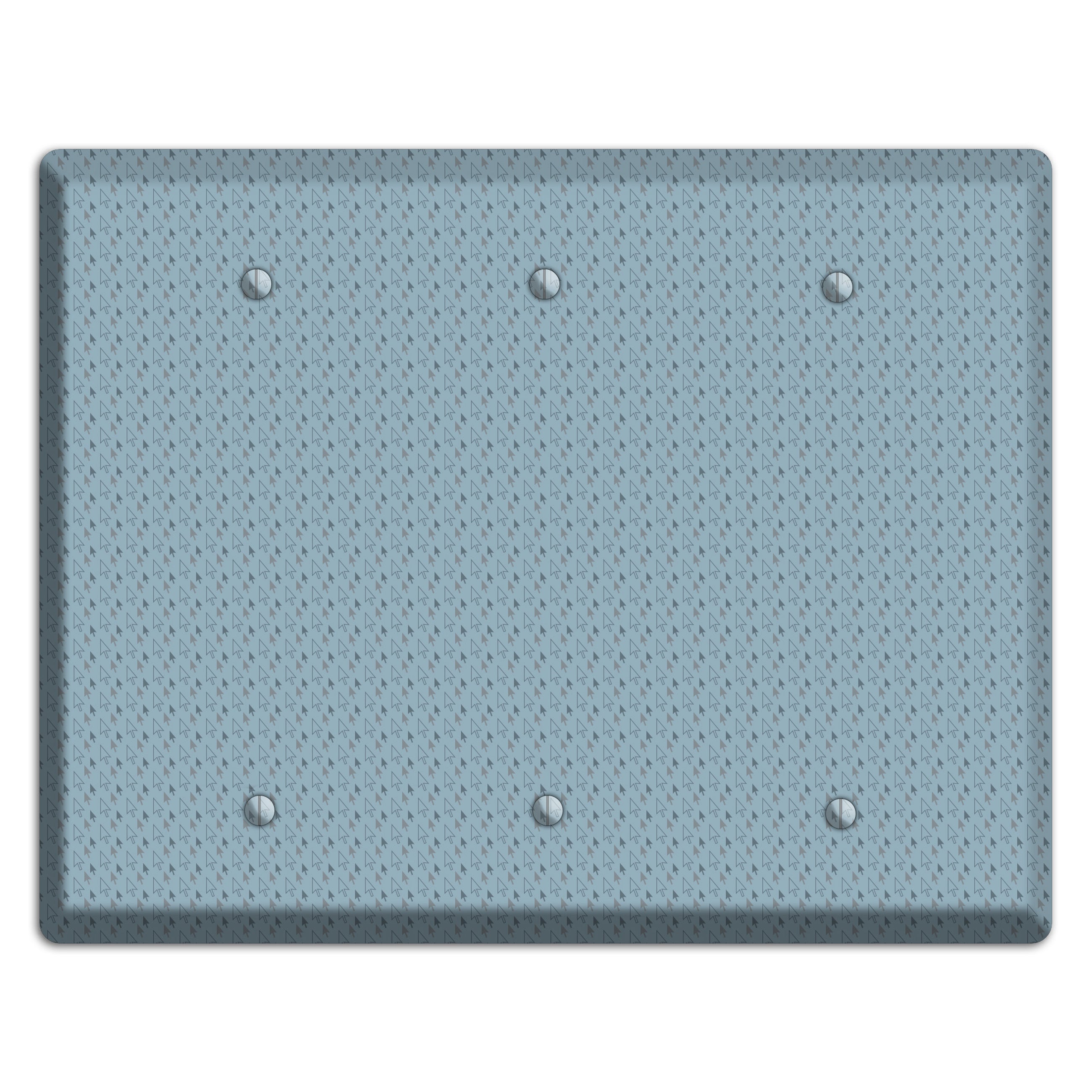 Blue Tiny Trees 3 Blank Wallplate