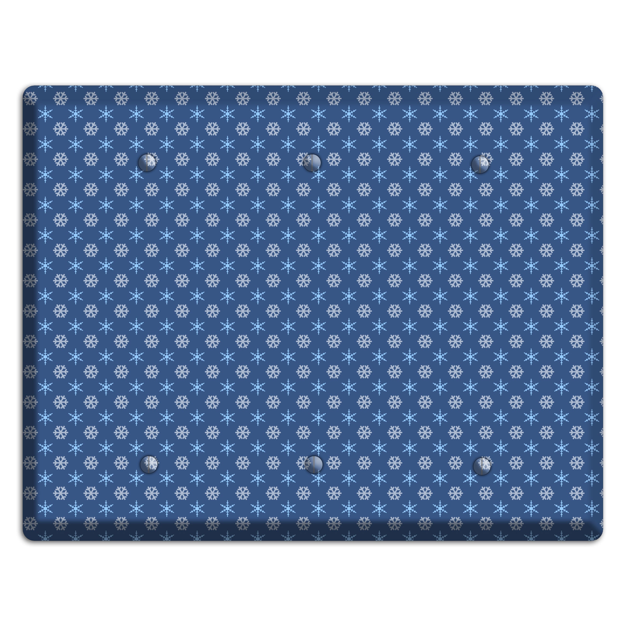 Blue Foulard 3 Blank Wallplate