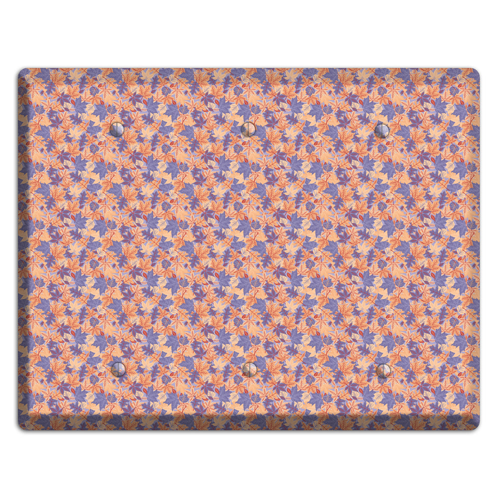 Autumn Leaves Overlay 3 Blank Wallplate