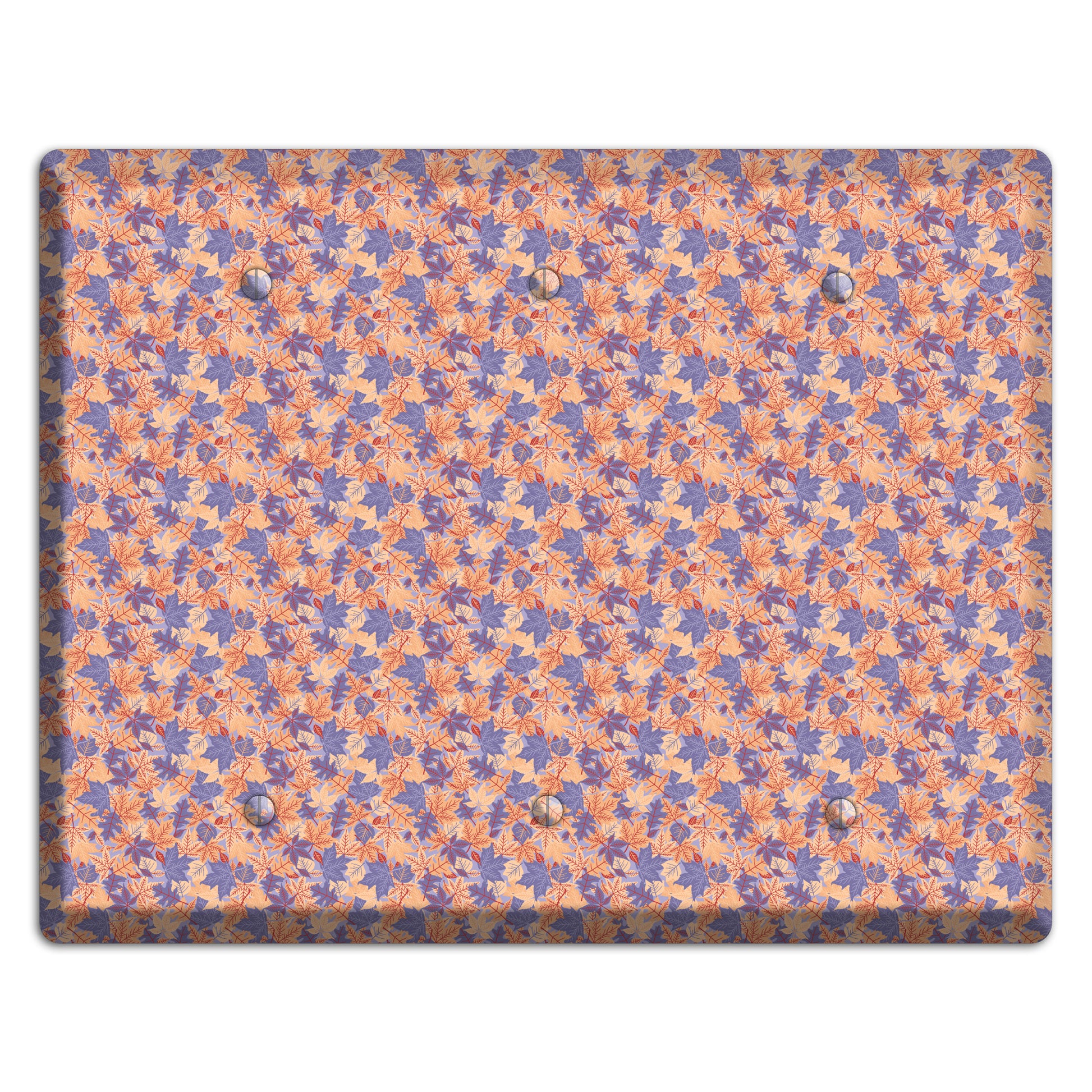 Autumn Leaves Overlay 3 Blank Wallplate