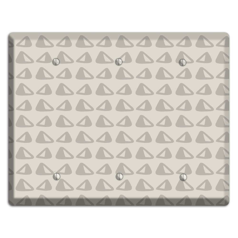 Simple Scandanavian Style NN 3 Blank Wallplate