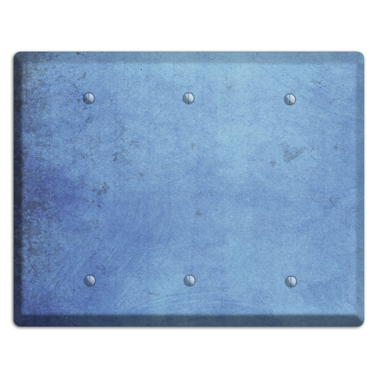 Polo Blue Vintage Grunge 3 Blank Wallplate