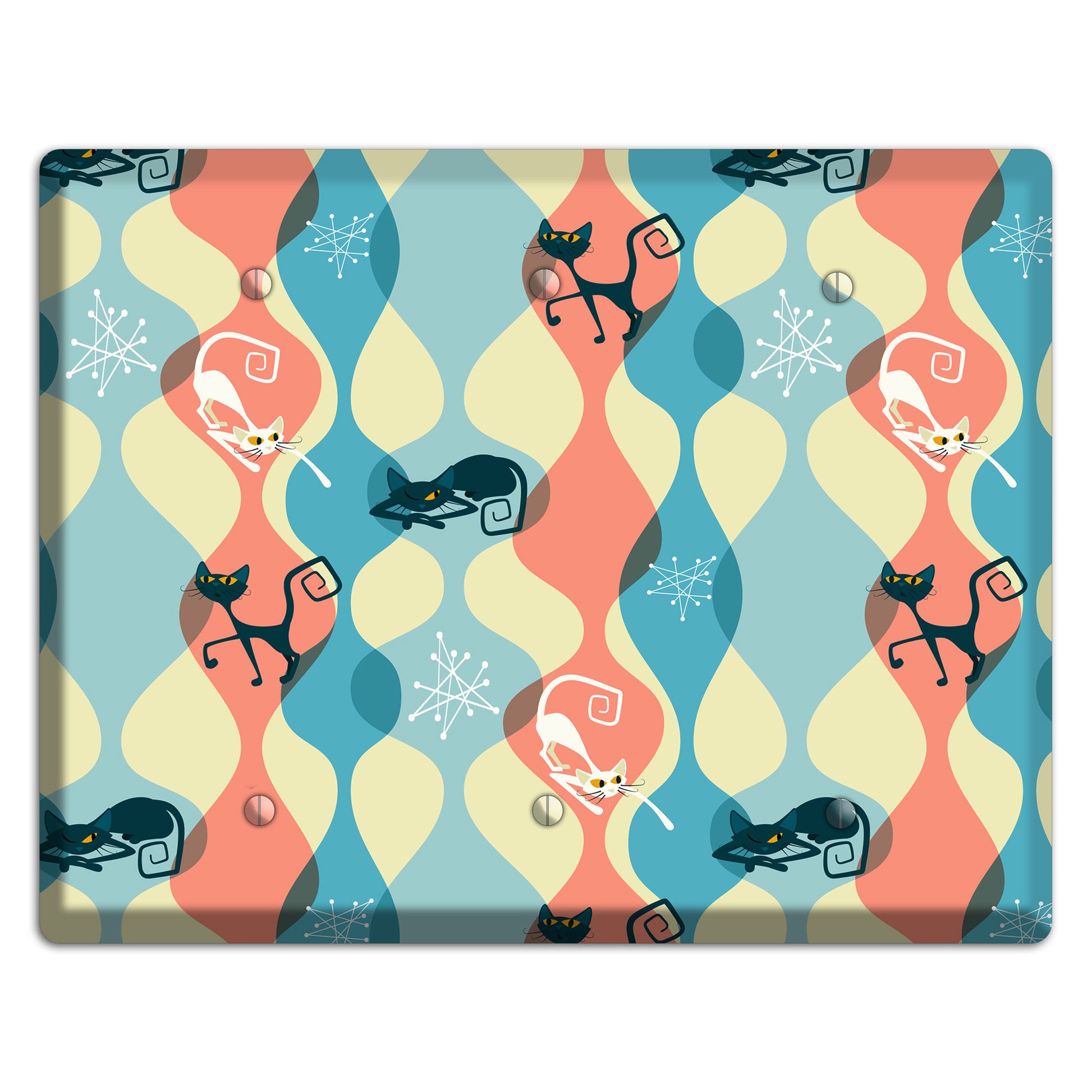 Atomic Kitty 3 Blank Wallplate