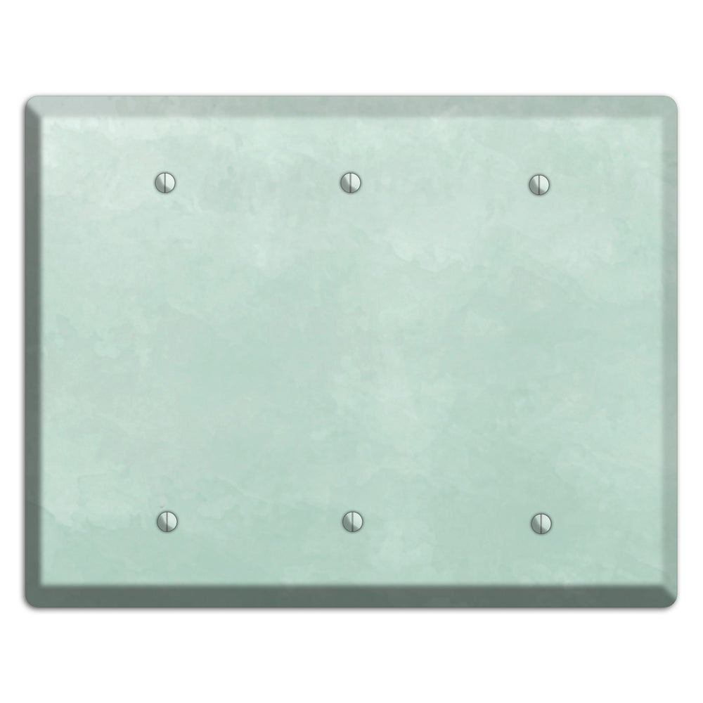 Sea Foam Green Ombre 3 Blank Wallplate