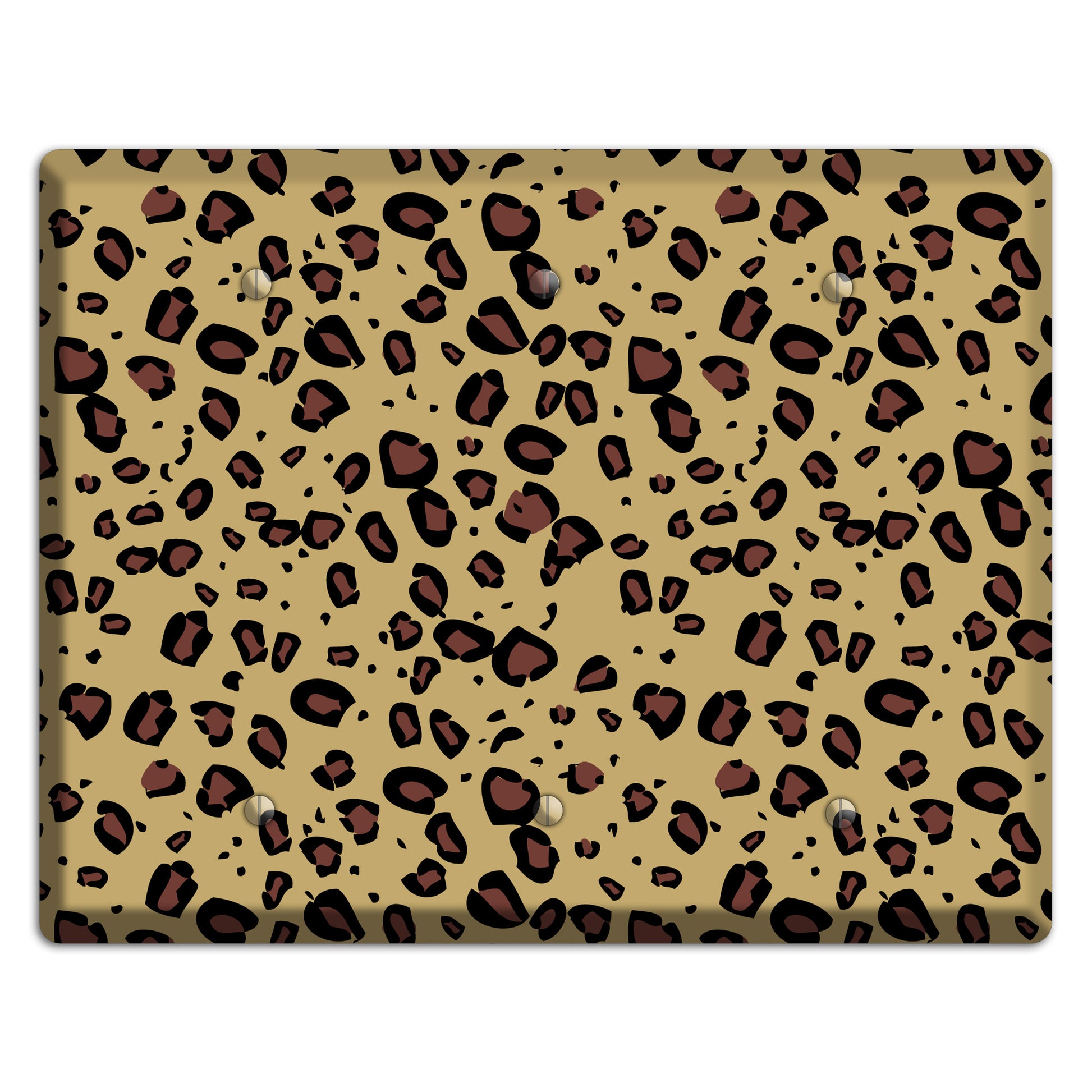 Leopard 3 Blank Wallplate