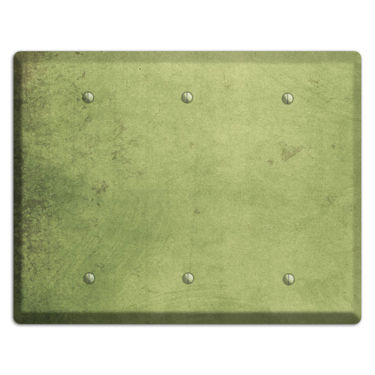 Green Smoke Vintage Grunge 3 Blank Wallplate