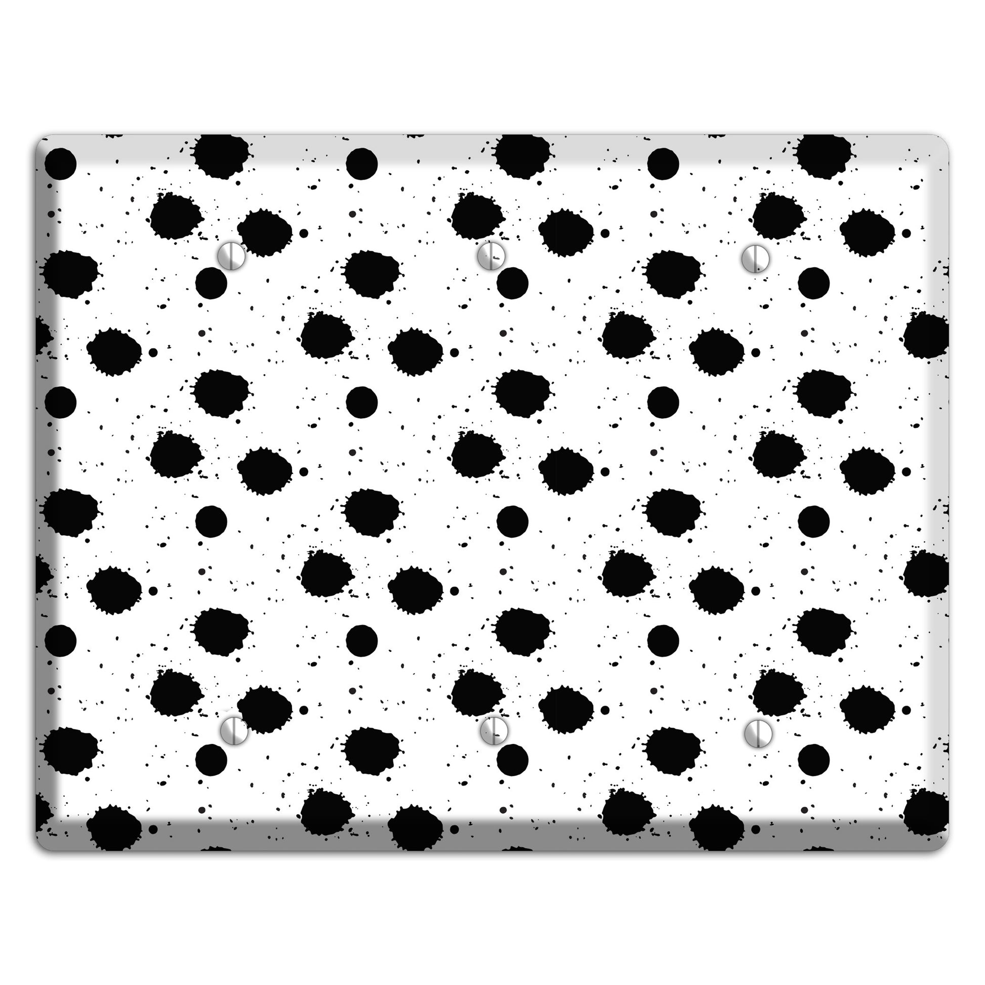 Ink Drops 4 3 Blank Wallplate
