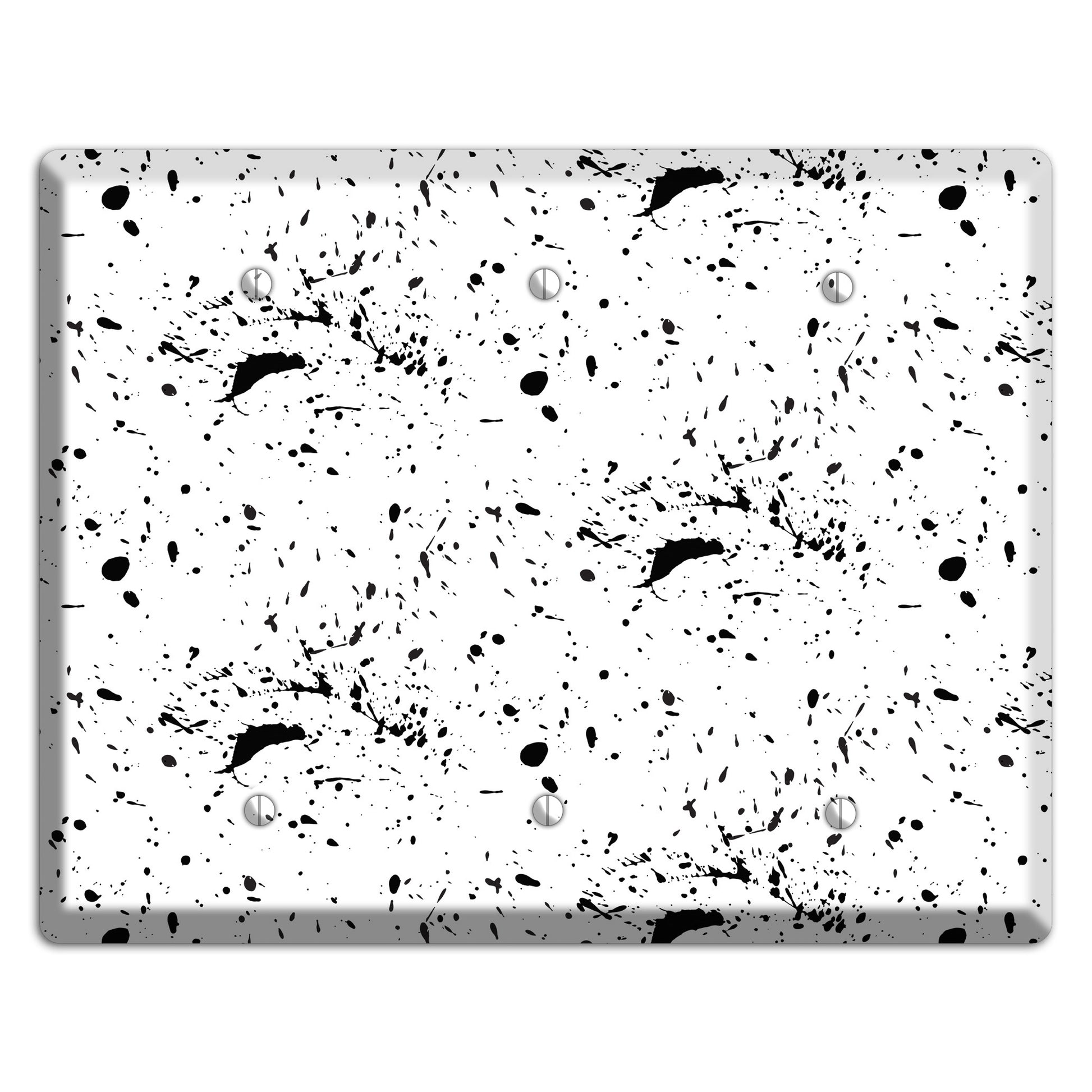Ink Splash 5 3 Blank Wallplate