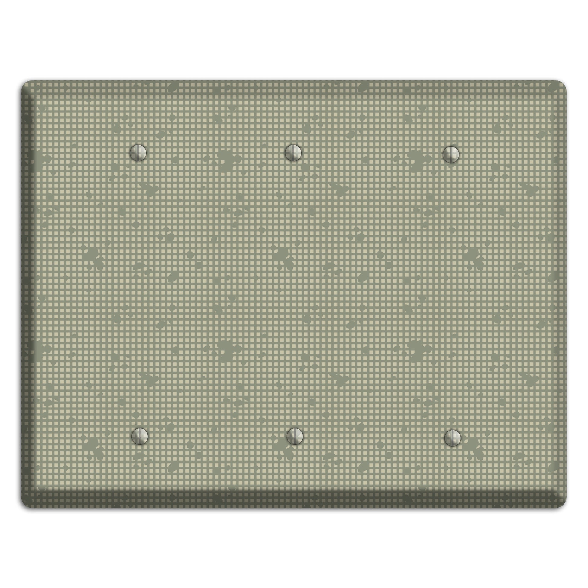 Night Desert Camo 3 Blank Wallplate