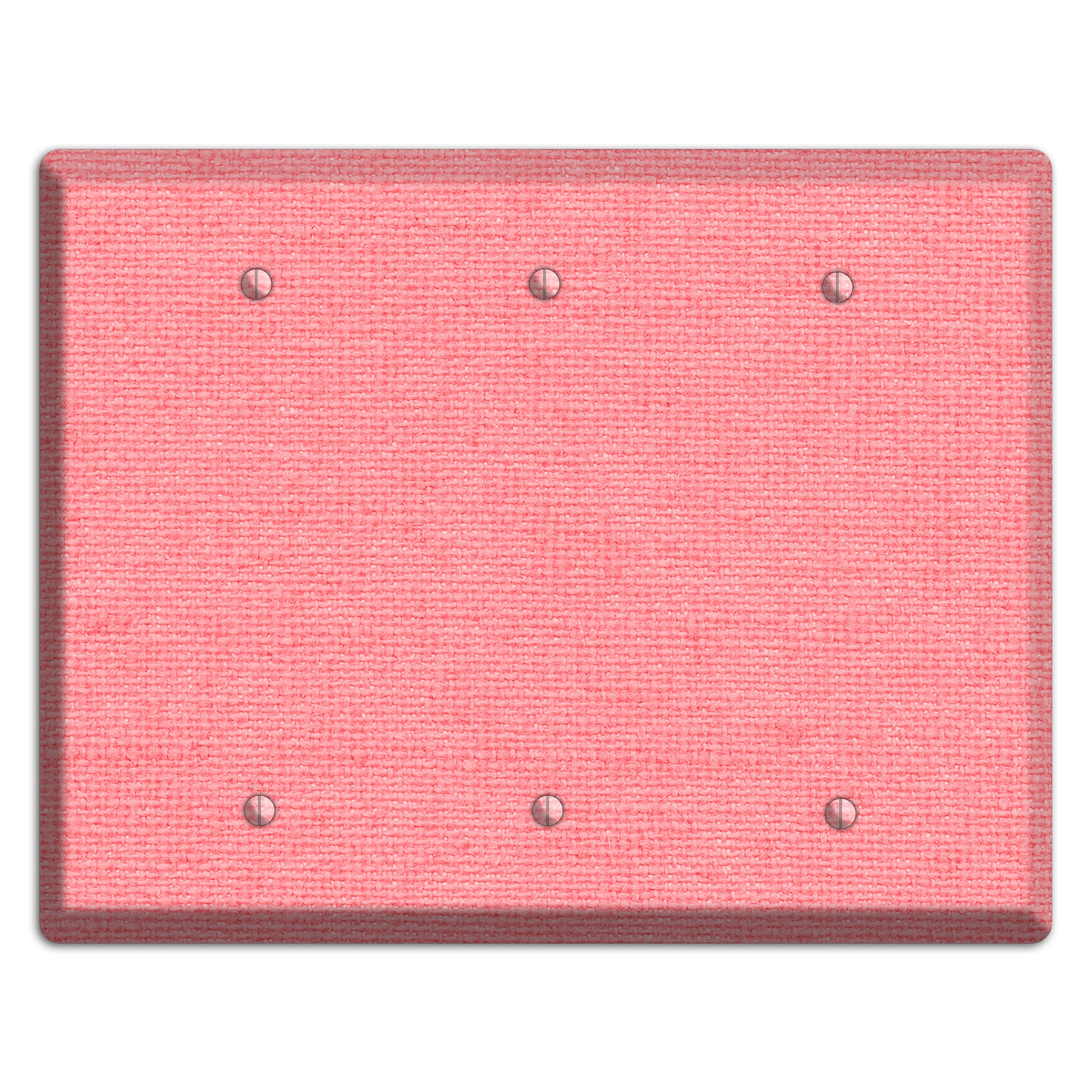 Sweet Pink Soft Coral 3 Blank Wallplate