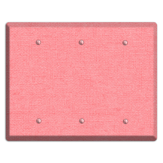 Sweet Pink Soft Coral 3 Blank Wallplate