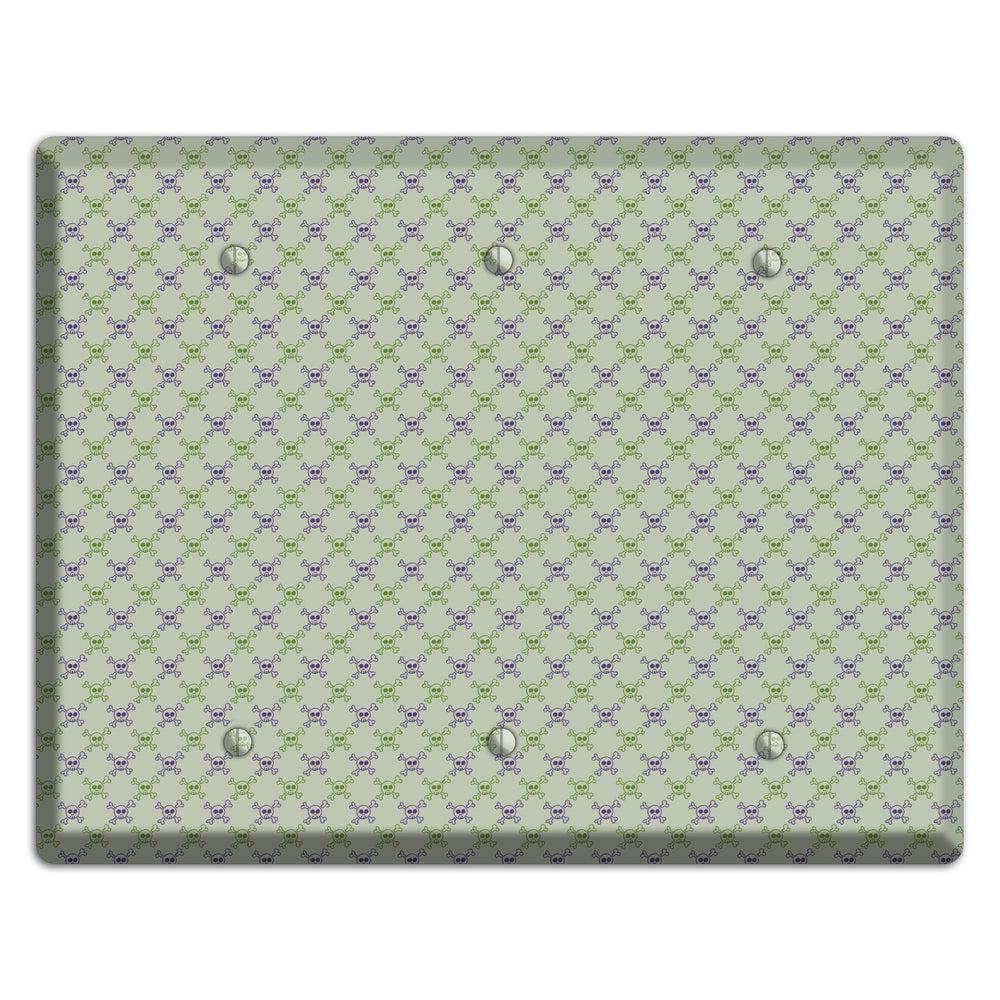 Pink and White Hearts 3 Blank Wallplate