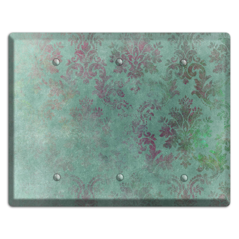 Corduroy Whimsical Damask 3 Blank Wallplate