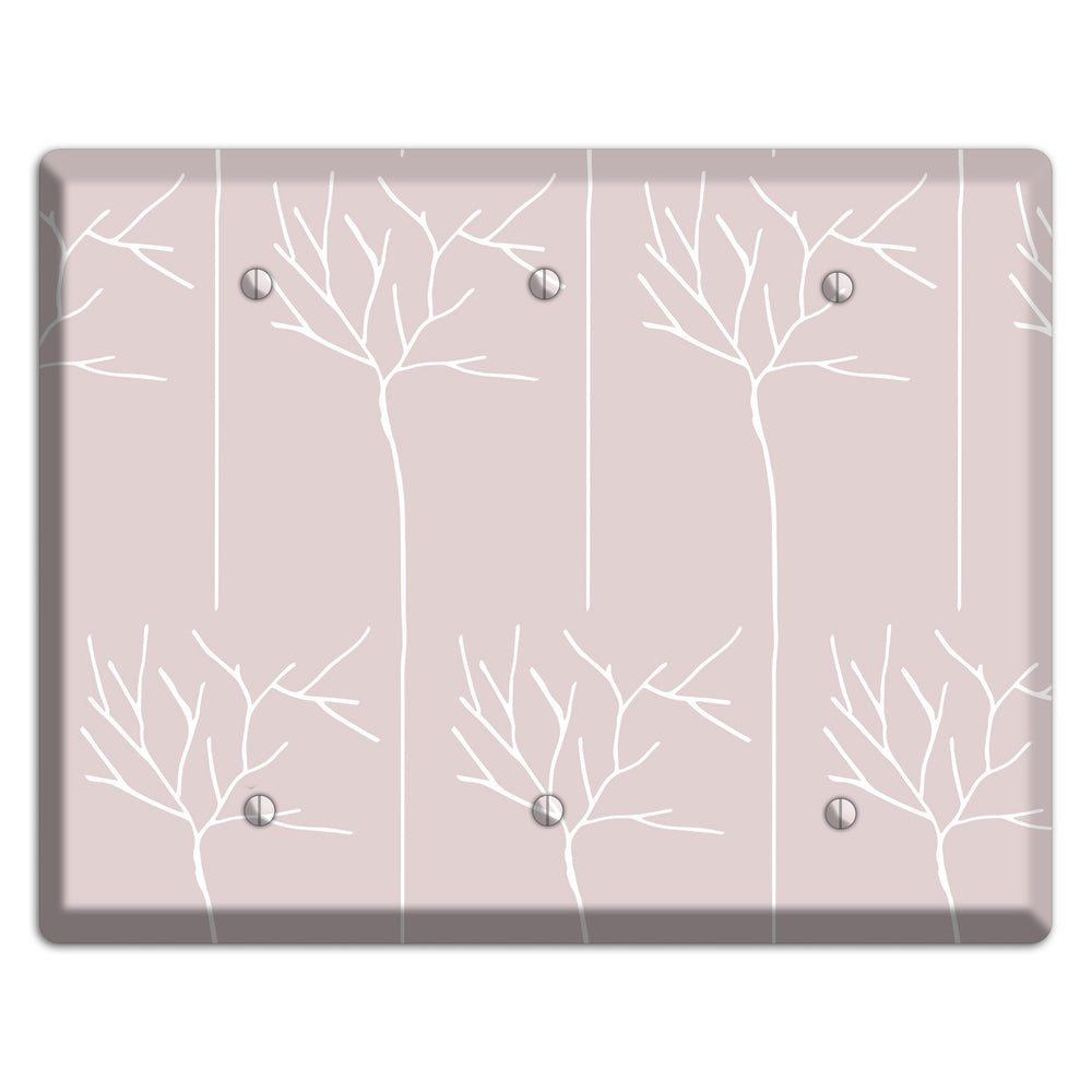Abstract 25 3 Blank Wallplate