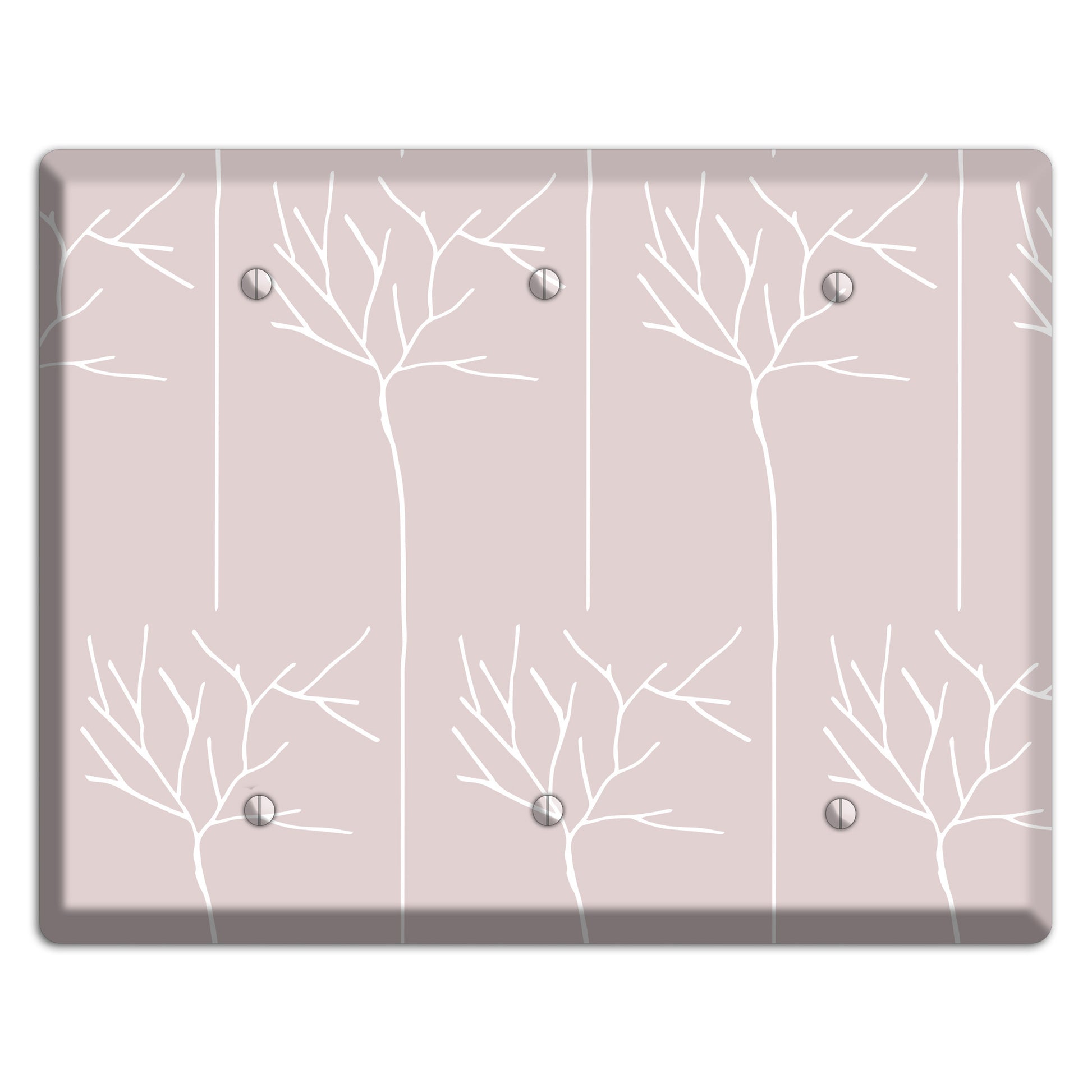 Abstract 25 3 Blank Wallplate